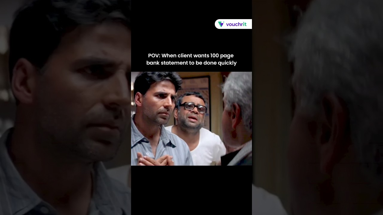 Babu Bhaiya would be shocked to know that voucher entries don’t take 3 years, not even 3 days…