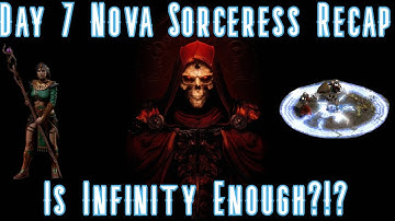 Infinity w/ +17 Skills Nova Sorceress | 1 Week Recap | Project Diablo 2 Season 3 | Light Sorc Farm