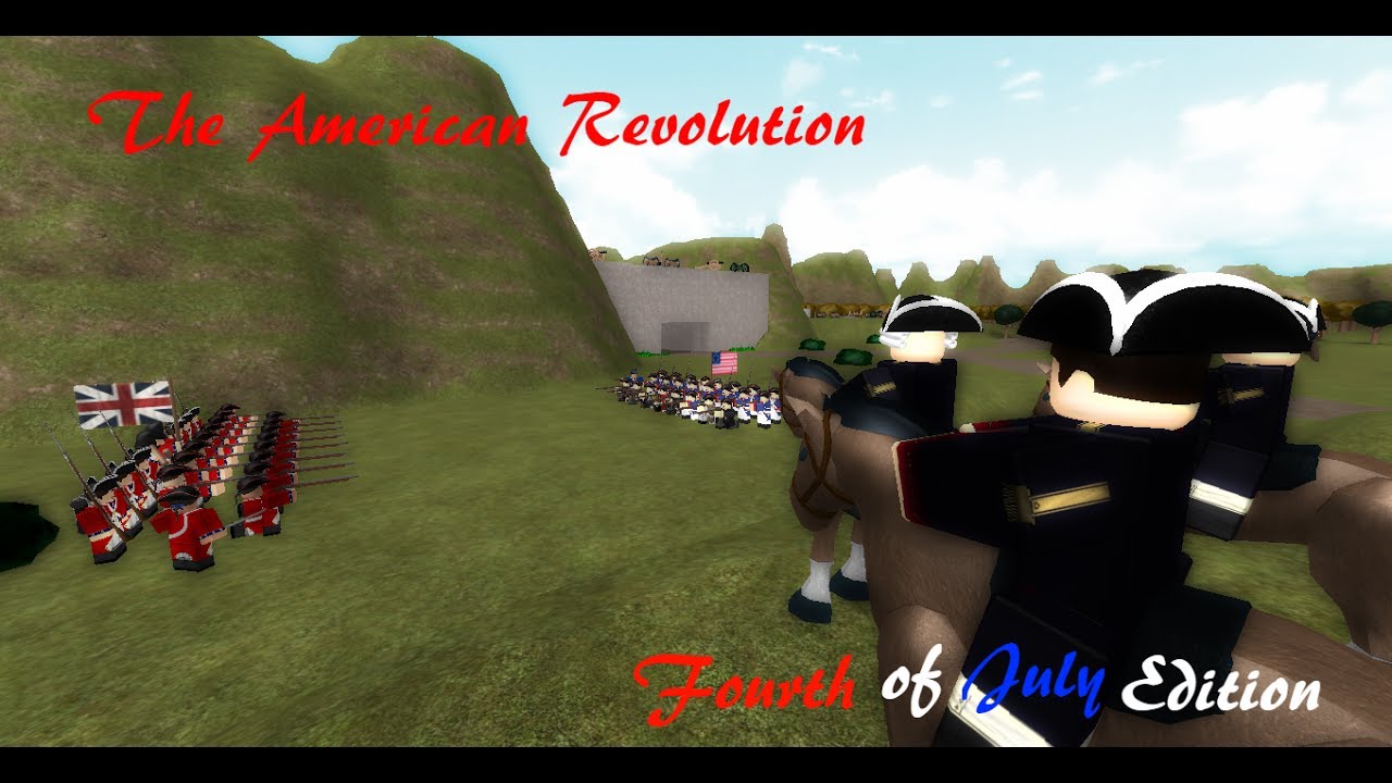 Roblox The American Revolution Youtube - roblox revolutionary war games