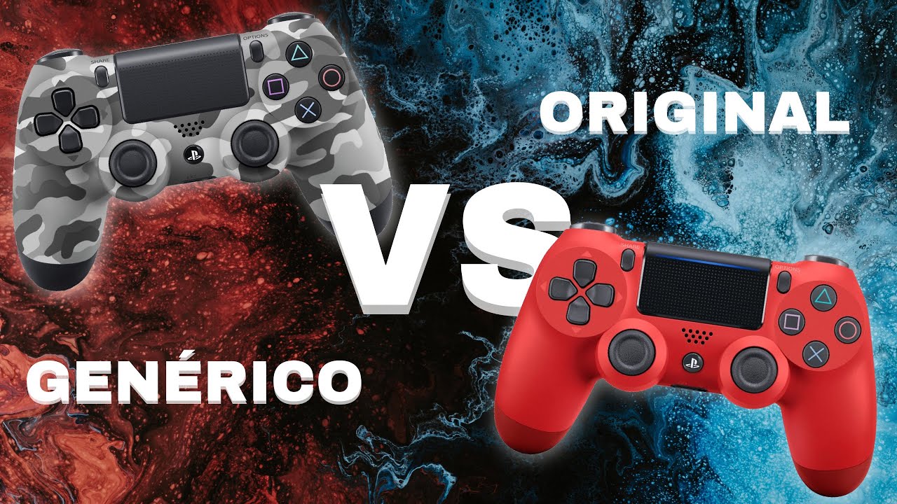 diferencias mando PS4 original VS genérico 