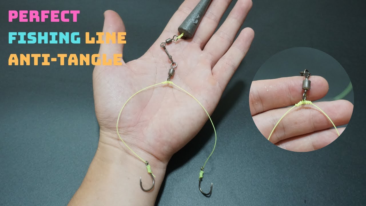 Fishing knot for swivel How to create T knot YouTube