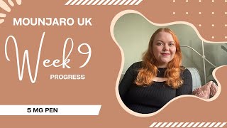 MOUNJARO UK | Week 9 Progress | 5mg progress with Photos | Weight loss vlog