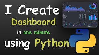 I Create Dashboard in One Minute using Python | Python for beginners | #python #coding #programming screenshot 3