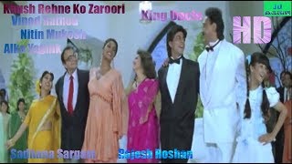 Khush Rehne Ko Zaroori | King Uncle | Vinod Rathod | Nitin Mukesh | Rajesh Roshan | Jackie Shroff |