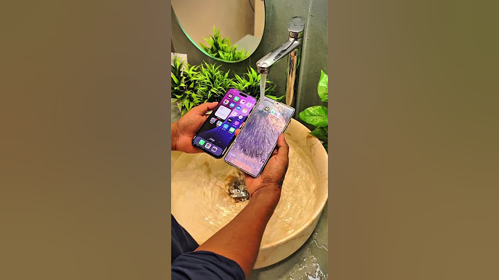 Samsung s25 VS IPHONE 16 Pro max water test
