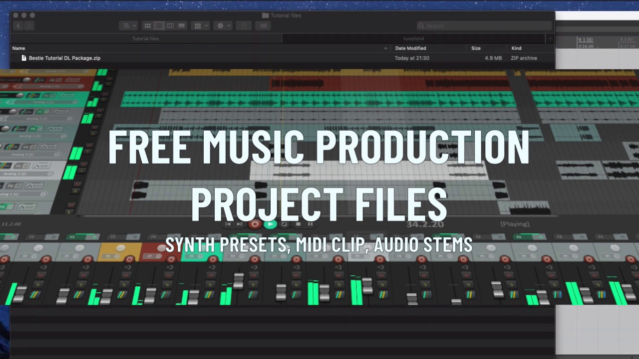 FREE Music Production Project Files How to load project pack presets