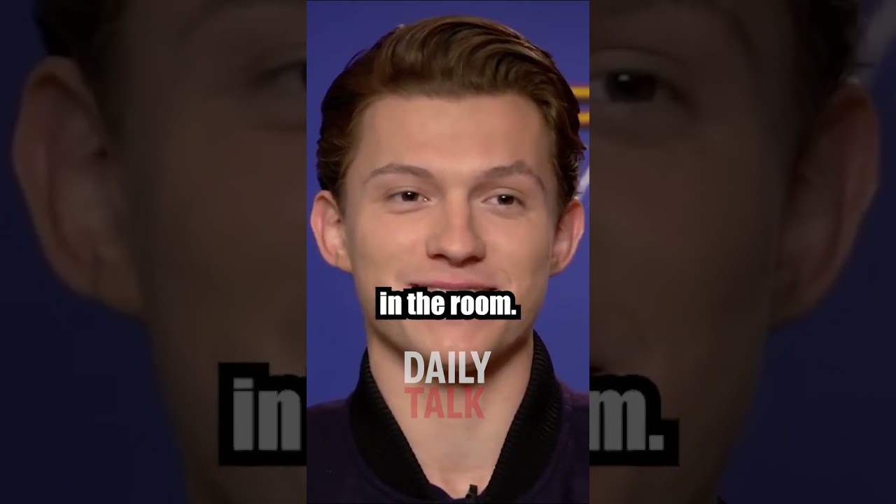 Tom Holland DANCES with ZENDAYA in their Interview! #shorts #celebrity #marvel #funny #interview