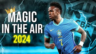 Vinicius Jr ► " MAGIC IN THE AIR " ●Dribbling Skills and Goals 2024/23 | HD
