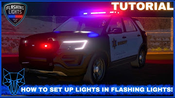 How to set up lights in Flashing Lights!  | WOLFZ |