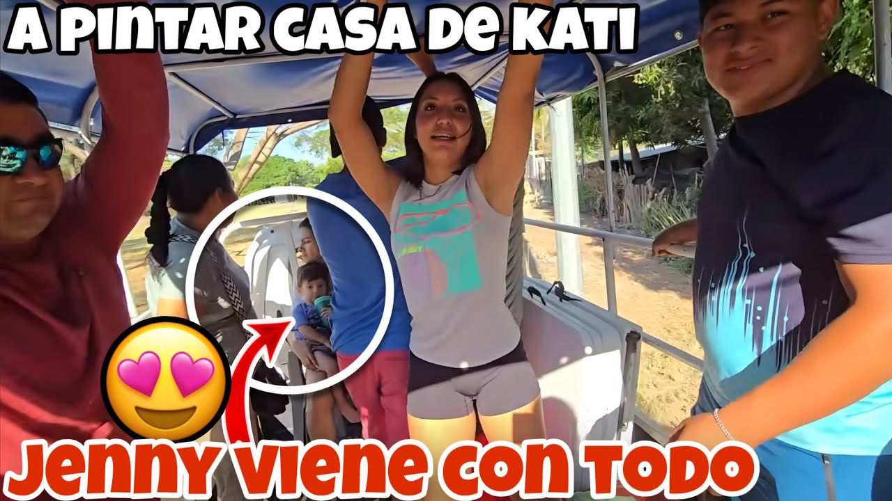 Jenni Y El Pequeño Matthew😍Van AYudar A Pintar La casa De Kati🏠￼