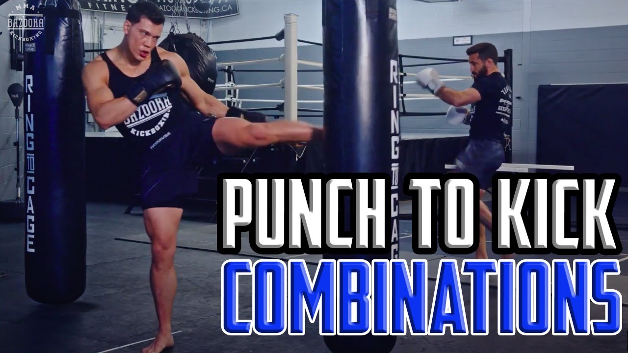 ⁣Improving Your PUNCH TO KICK COMBINATIONS On The Heavy Bag | 5 Technical Rounds | Bazooka Bag Work