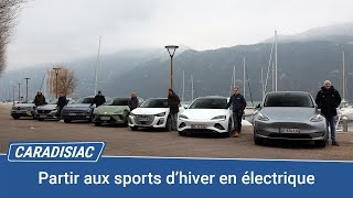 Partir aux sports d’hiver en électrique : le guide Caradisiac