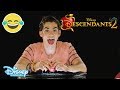 Descendants 2 | Halloween Apple Bobbing Challenge ft. Cameron Boyce 🍎 | Disney Channel UK