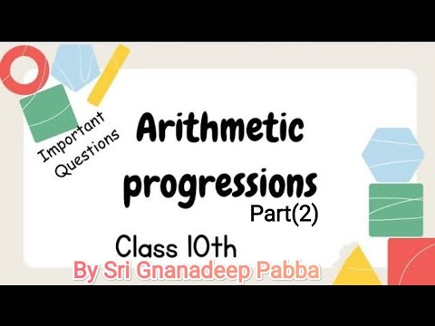 Class 10 | Arithmetic Progression | Part(2) - YouTube