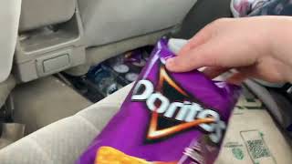 How high can Purple Bag Doritos jump IN A CAR 🚘 Update