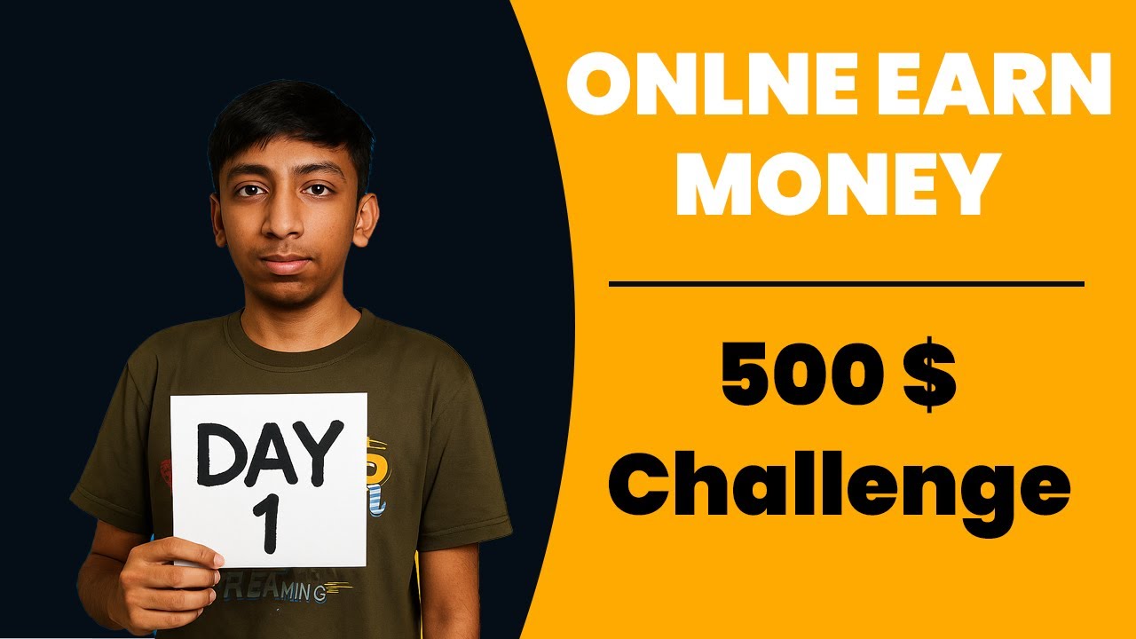 Earn Money Online - Challenge 500$ | Binance, Blogging & YouTube Studio Guide