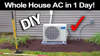 How to Install a Mr Cool 18,000 BTU AC in Just 1 Day! screenshot 2