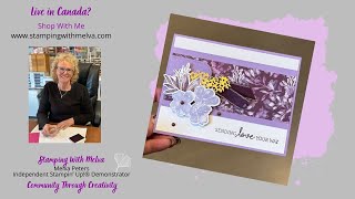 Live with Stamping with Melva - Stampin Up! Regal Winter Suite