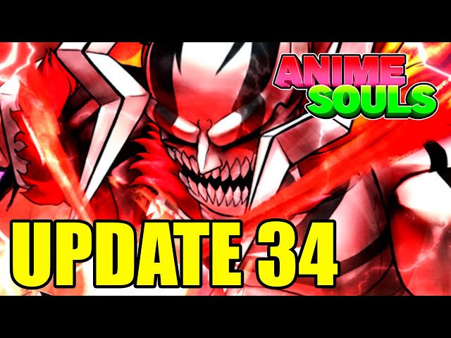 UPDATE 34 + CODIGOS NOVOS ESSA ATUALIZAÇÃO FOI INCRIVEL TUDO SOBRE ANIME  SOULS SIMULATOR 