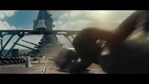 映画「バトルシップ」最後の戦闘シーン※吹替え