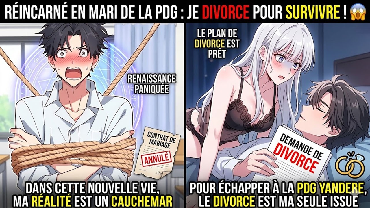 Réincarné en mari de la PDG  Je DIVORCE pour survivre ! 😱