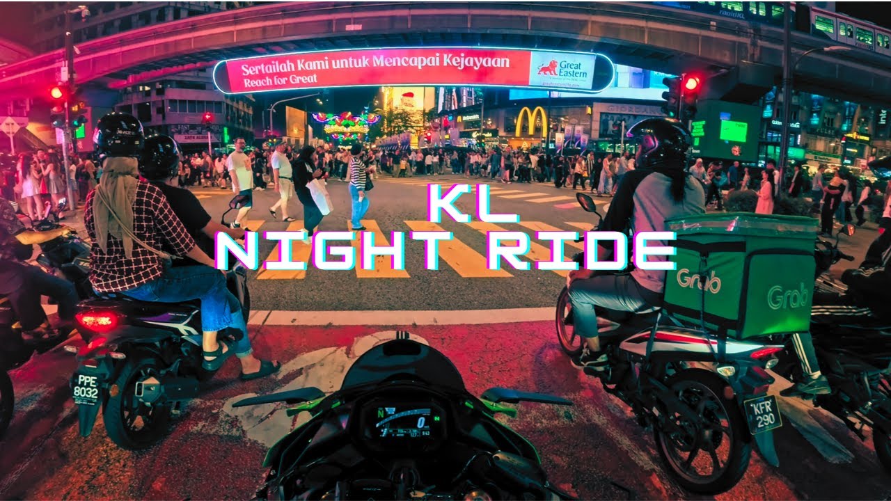 KL NIGHT RIDE ! | PURE SOUND | KAWASAKI NINJA ZX25R | 4K | 🇲🇾