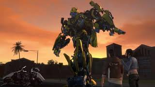 Transformers The Game - Todas as gameplays e cenas de Bumblebee.