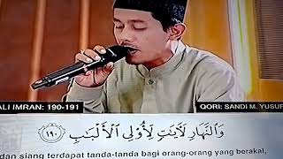 Damai Indonesiaku Tv One  Surat Ali Imran 190191 Tilawah Ust Sandi M Yusuf