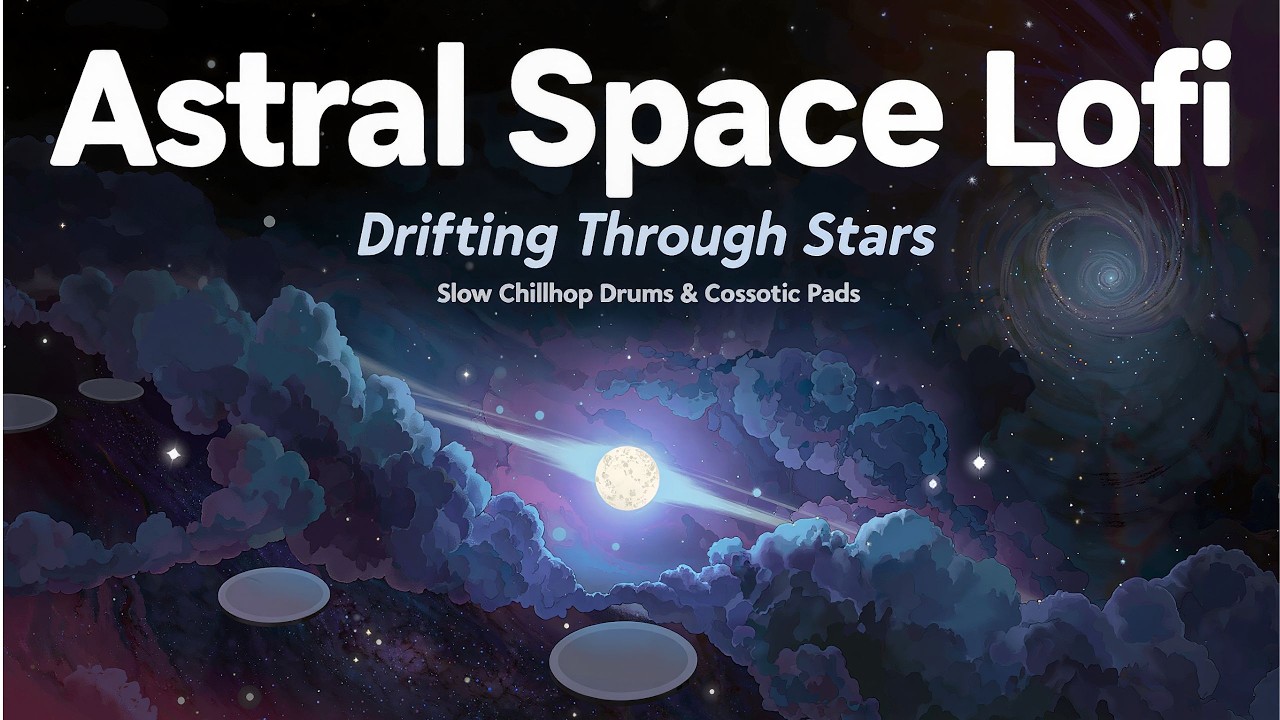 Astral Space Lofi 🌌 Drifting Through Stars [Deep Calm / Cosmic Chillhop] 3 Hours