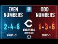LEC 39: SUM OF ODD AND EVEN NUMBER DIGIT IN C USING ARRAY