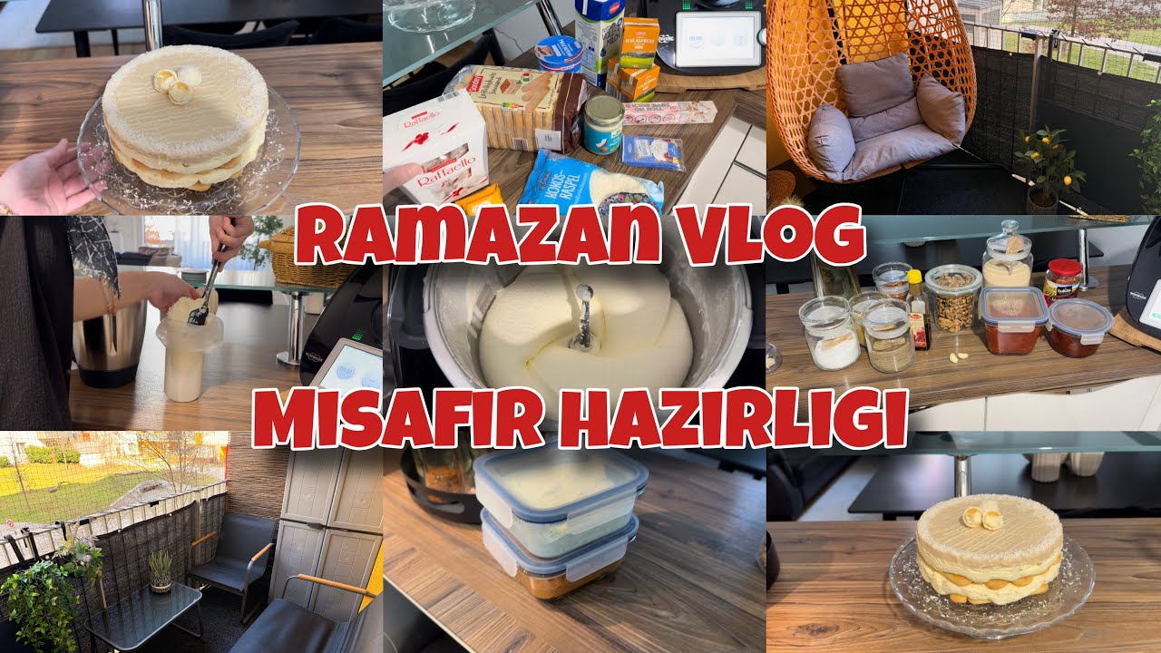 Ramazan Vlog | Misafirlerim Var | İftar Hazırlıgı | Pasta Yaptım | Balkon Temizligi | Günlük Rutin