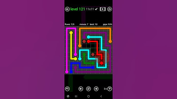 How To Solve Flow Free Premium 11x11 Mania Level 121 Hard Board Walk Through Solution Walkthrough