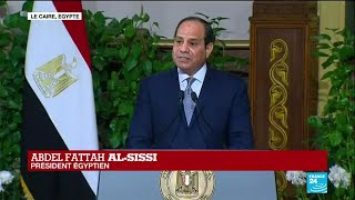 REPLAY - Emmanuel Macron en Égypte : discours du président Abdel Fattah al-Sissi