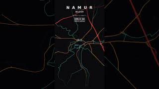 The Fingerprint of #namur #belgium #wallonia #geometricart #lineart #mapping