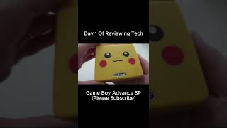 Day 1 One Of Reviewing Retro Tech (GBA SP)  #2000s #80s #retro #nintendo #vintage #nostalgia #gba