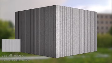 📸 Corrugated metal - 01, TEXTURE for 3Ds Max, Unreal Engine, Unity (seamless)