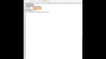 Get CryptoCompare data in Excel and Google Sheets - Historical Index OHLC Hourly