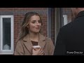 Coronation street  daniel and daisy bumps into each other at the street 18th december 2023