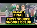 Shani shooter vs faras ahmad final  frame 1  first source snooker club