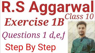 #Real_Number | Class 10 Exercise 1B Questions 1 (d,e,f) | S K GUPTA CLASSES