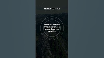 Stoic Lesson 2: Embrace Mortality – The Power of Memento Mori #motivation #quotes #quoteoftheday