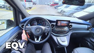 New Mercedes EQV 300 Electric Van 2021 Test Drive Review POV