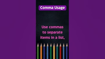 Comma Usage: The Right Way! ✅