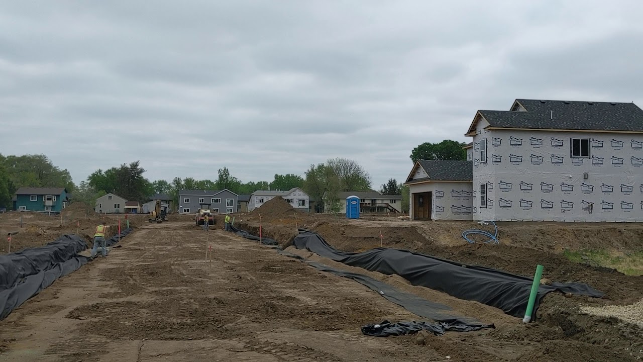Centra Homes  -  Eastbrook Estates  - Brooklyn Center  - roadwork