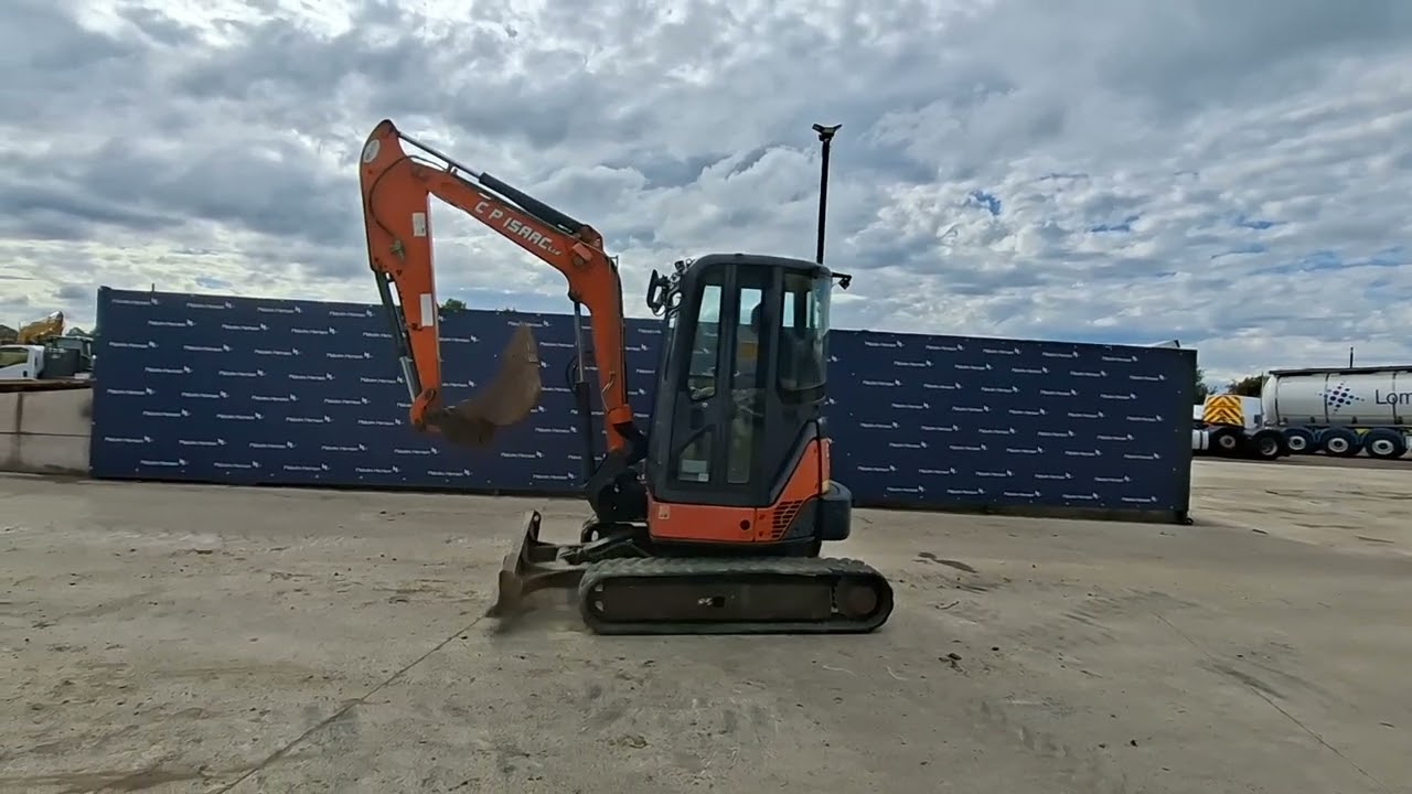 2012 Hitachi ZX38U-3 CLR Mini Digger, Entered into Prees Plant