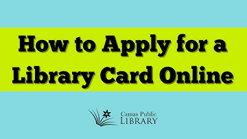 How to Apply for a Library Card Online