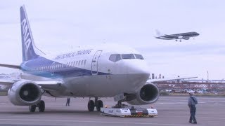 航空機けん引で実証実験 全日空、遠隔操作で効率化