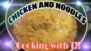 HOW TO MAKE CHICKEN AND NOODLES | Peach McIntyre Recipe | SOUTHERN COOKING #delicious #peachmcintyre