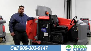 Industrial Ride On Floor Scrubber Sweeper by Total Clean Equipment | New, Used, Rental Available