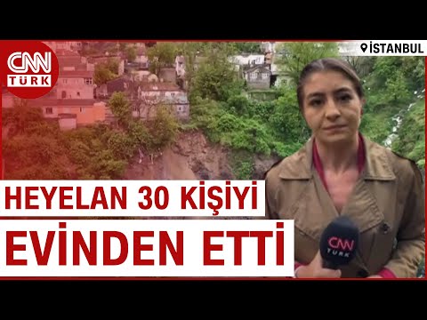 Feci Heyelan Sonrası Hayat Durdu! Temeli Kayan 30 Gecekondu Tahliye Edildi | CNN Türk